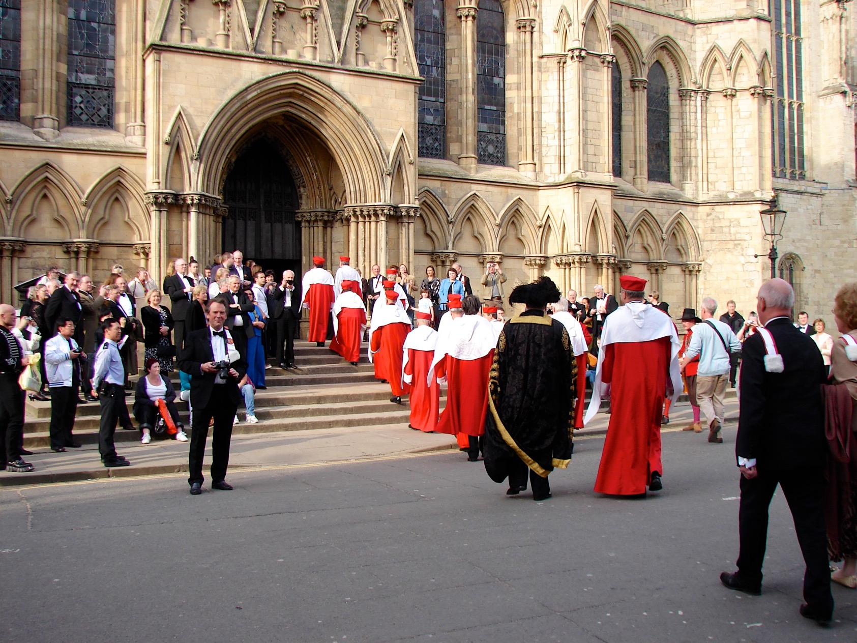 to Evensong at York Minster
